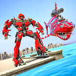 Shark Robot Transforming Games : Bike Robot Games Apk
