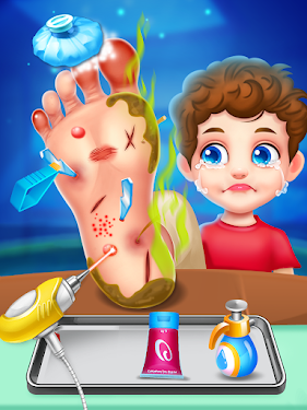#2. Nail foot doctor - Leg & Hand surgery hospital (Android) By: Frenzy Fun Games