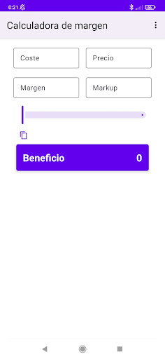 Vista previa de la aplicación