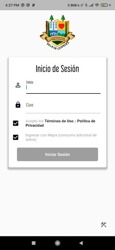 Android application Conductor Villa de Céspedes screenshort