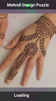 Mehndi Design Puzzle - Screenshot 1