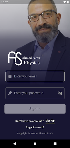 Android application Mr Ahmed Samir screenshort