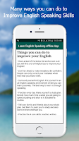 screenshot of Learn English Speaking offline