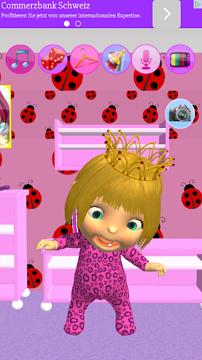 Baby Games - Babsy Girl 3D Fun Screen 2