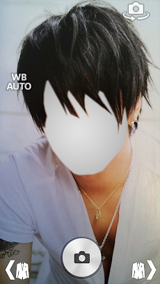 日本人男性のヘアスタイルカメラの写真モンタージュ Androidアプリ Applion