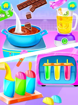 Game screenshot Princess Ice Cream Maker Games apk download