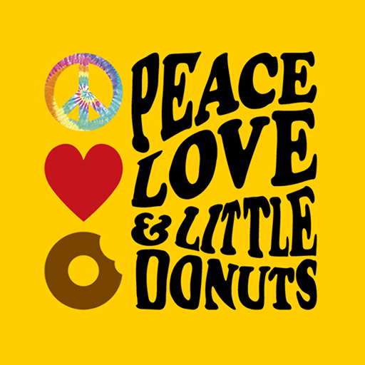 Peace Love and Little Donuts logo
