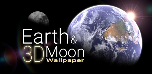 Earth & Moon 3D Live Wallpaper 1