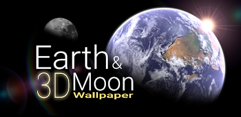 Earth & Moon 3D Live Wallpaperのおすすめ画像1