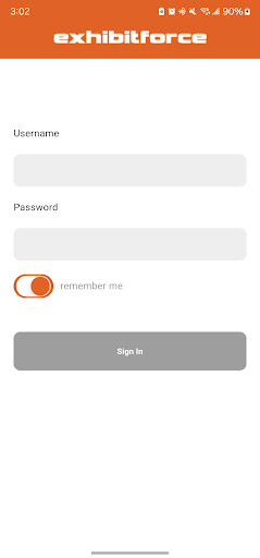 Android application AssetTracker by ExhibitForce screenshort
