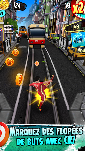 Code Triche Cristiano Ronaldo: Kick'n'Run – Football Runner APK MOD (Astuce) screenshots 4