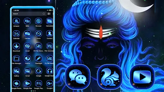 Shiva Cosmic Launcher Theme