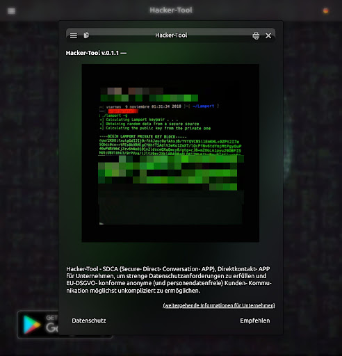 Hacker Tool Screen 2