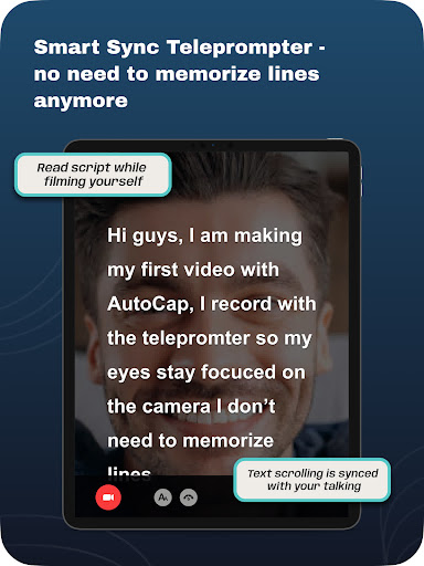 AutoCap Captions Teleprompter Android APK Store