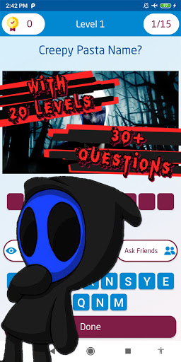 creepypasta quiz Mod Apk + iOS