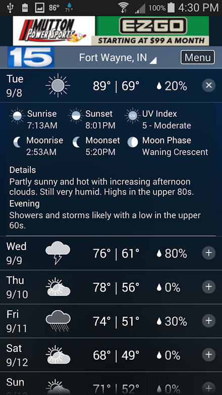 WANE WX Screen 1
