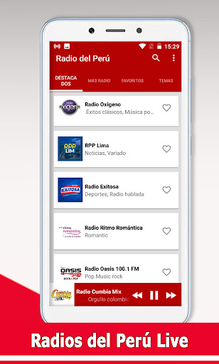 Android application Radio del Peru screenshort