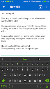 Just Notepad – w/ File Browser 5