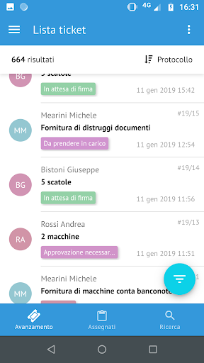 AskMe Desk Screen 2