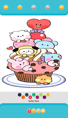 Kpop Kawaii Coloring Book - Screenshot 4