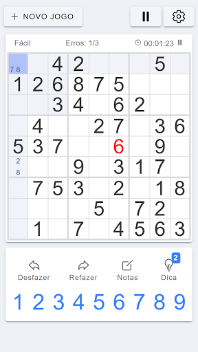 Android application Sudoku screenshort