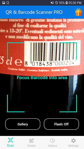 QR & Barcode Scanner Screen 2