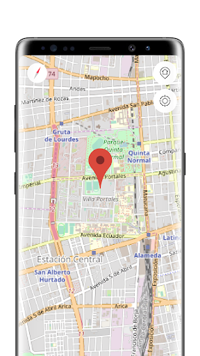Santiago Offline Map Screen 3