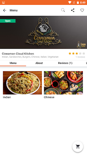 Cinnamon  Online Food and Bever