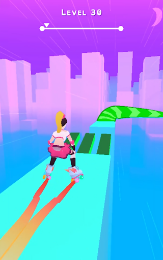 Sky Roller: Rainbow Skating - Action - games