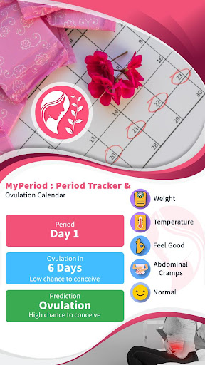 MyPeriod : Period Tracker 1.4 screenshots 1
