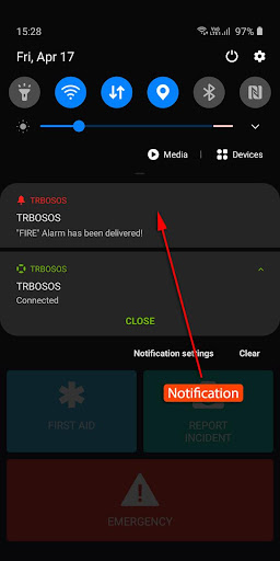 TRBO.SOS Screen 2