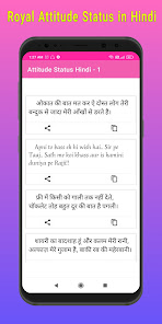 Captura de Pantalla 5 Attitude Status in Hindi android