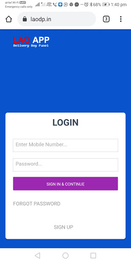 Android application LAO DP screenshort