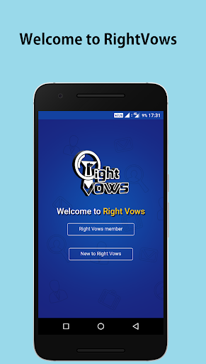 Android application RightVows Jobs Search screenshort