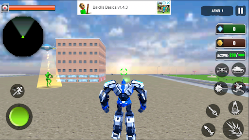 Android application Multi Heed robot screenshort