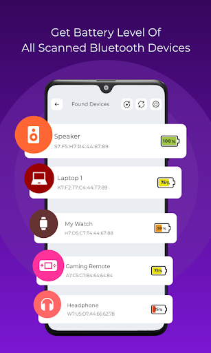 Bluetooth Battery Indicator Screen 2