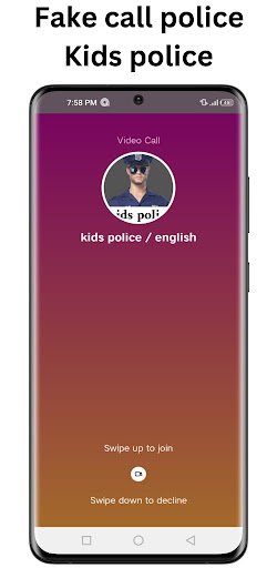 Fake call police : kids police 4