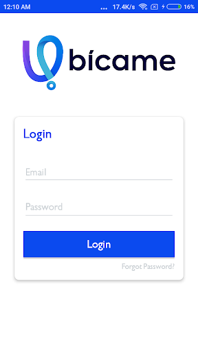 Android application Ubicame Employees screenshort