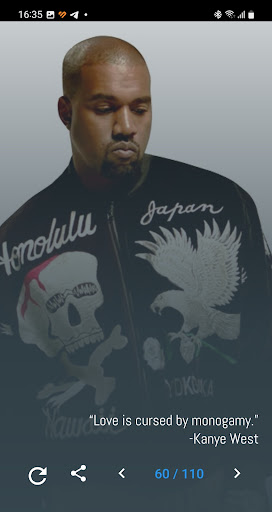Kanye West Quotes and Lyrics Screen 2