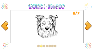 Border Collie Lovely Coloring - Screenshot 2