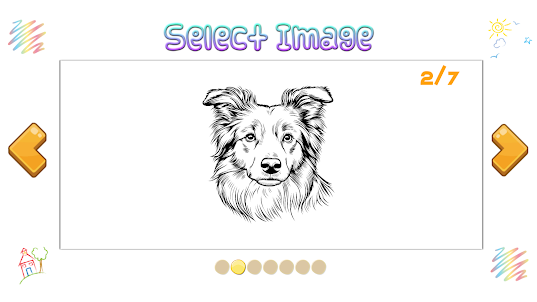 Border Collie Lovely Coloring