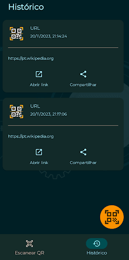 ScanQRX - QR Code Reader Screen 2