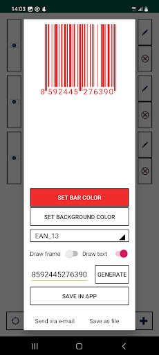MF Barcode Creator Screen 3