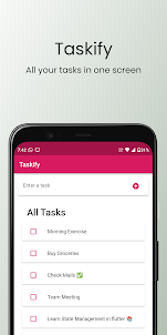 Taskify - Task Organiser