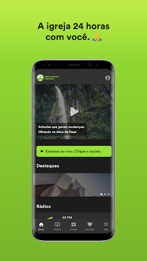 Android application IBaViN - Ig. Batista Vida Nova screenshort