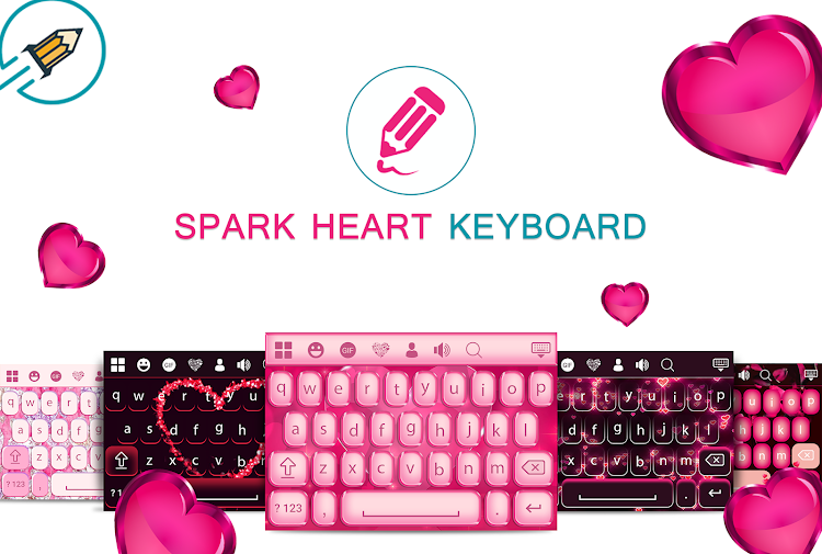 Sparkling Heart Keyboard - 1.7 - (Android)