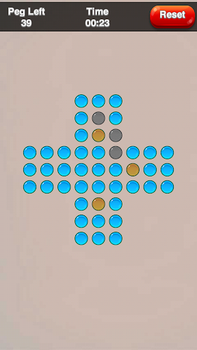 Peg Solitaire Board Game Screen 2