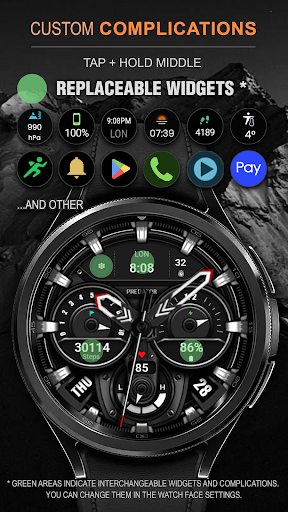 WFP 239 Analog watch face Screen 3