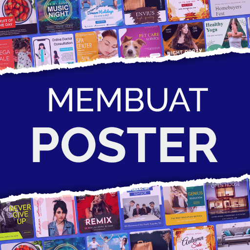 Poster maker, banner, pamflet