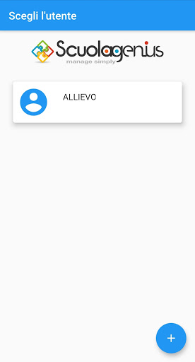 Android application Scuolagenius Alunni screenshort